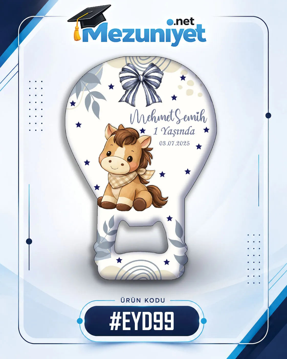Erkek Yeni Doğan Magnetleri - EYD99 - Görsel 1