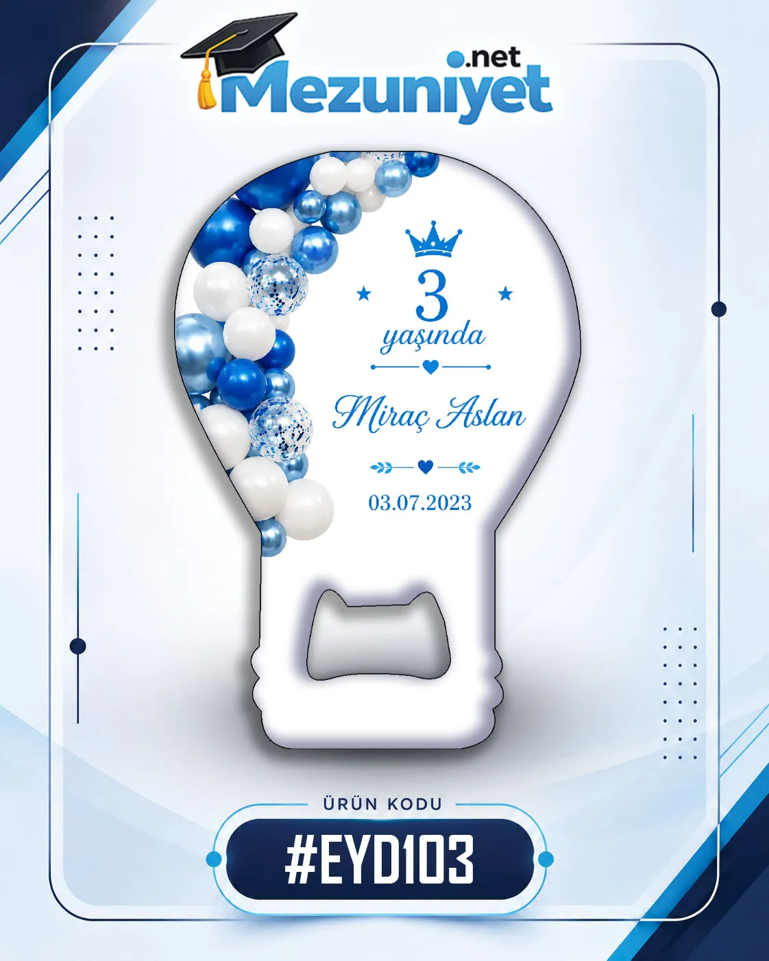 Erkek Yeni Doğan Magnetleri - EYD103 - Görsel 1