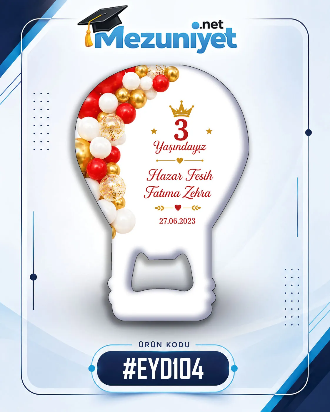 Erkek Yeni Doğan Magnetleri - EYD104 - Görsel 1