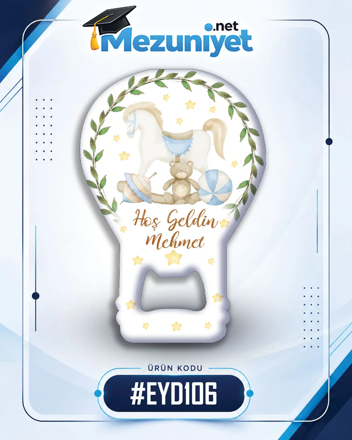 Erkek Yeni Doğan Magnetleri - EYD106 - Görsel 1