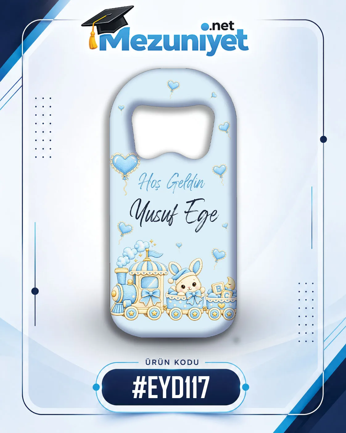 Erkek Yeni Doğan Magnetleri - EYD117 - Görsel 1