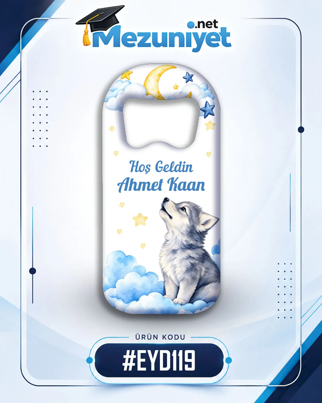 Erkek Yeni Doğan Magnetleri - EYD119 - Görsel 1