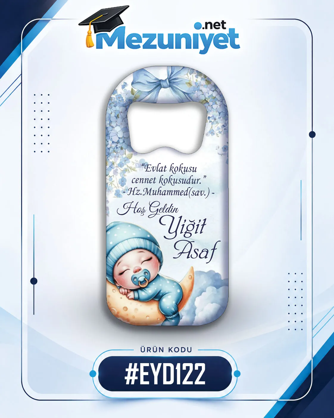 Erkek Yeni Doğan Magnetleri - EYD122 - Görsel 1