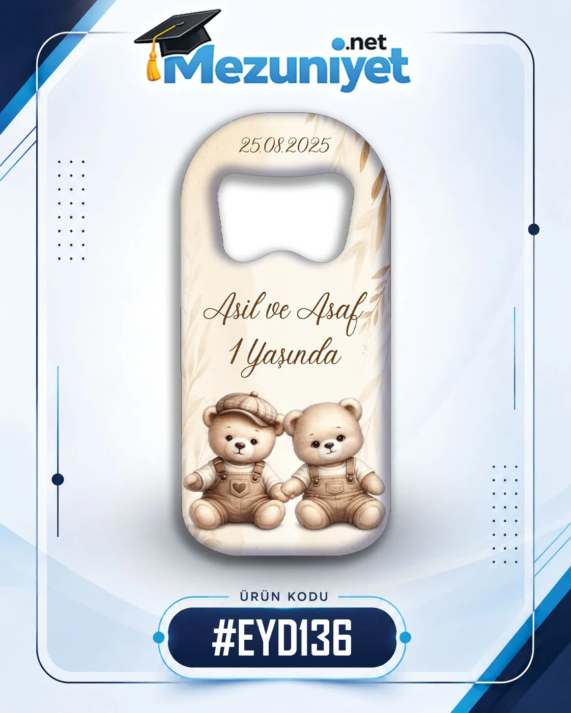 Erkek Yeni Doğan Magnetleri - EYD136 - Görsel 1