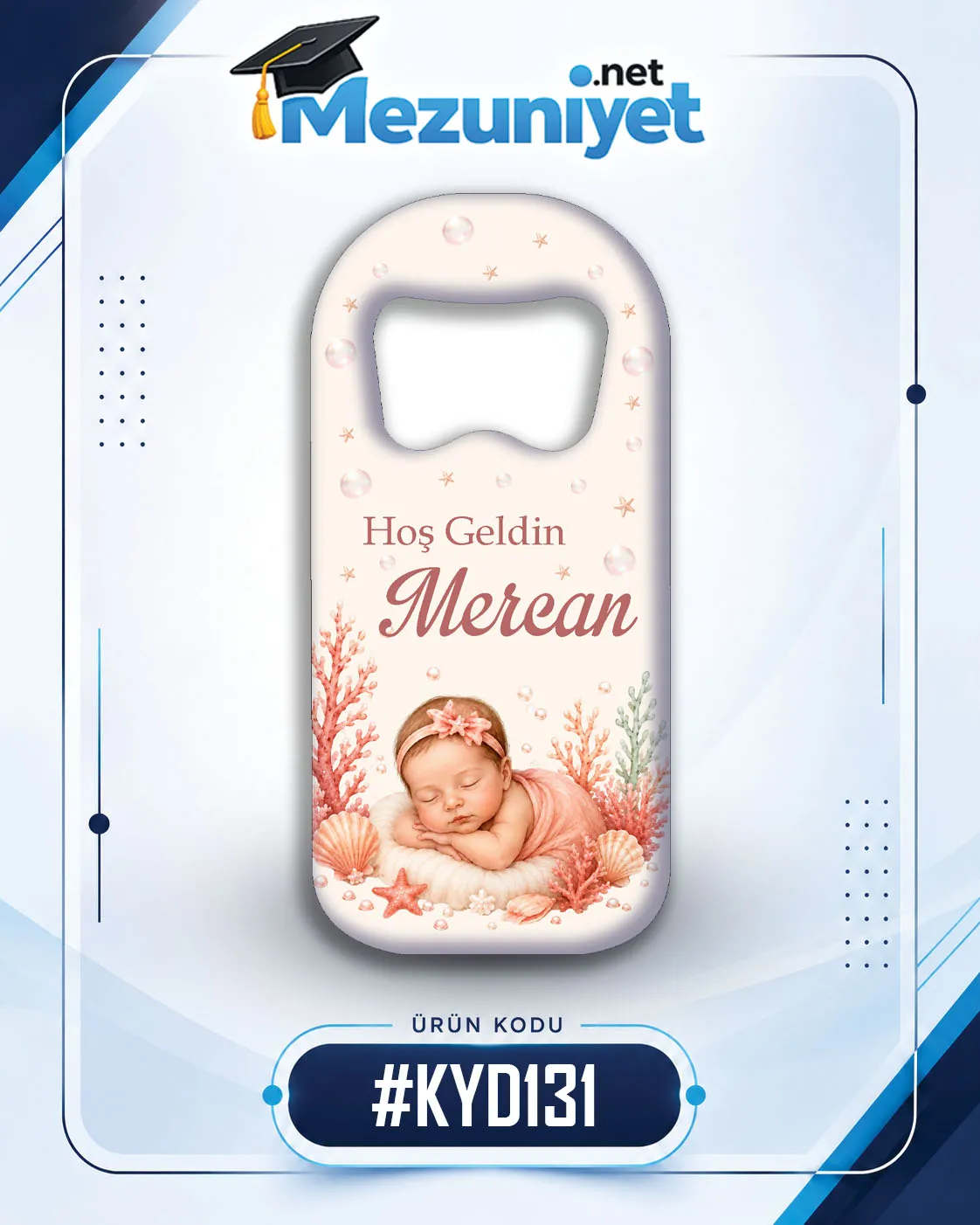 Kız Yeni Doğan Magnetleri - KYD131 - Görsel 1