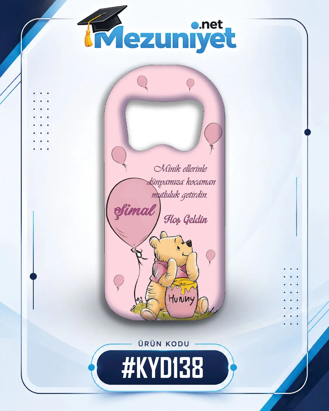 Kız Yeni Doğan Magnetleri - KYD138 - Görsel 1