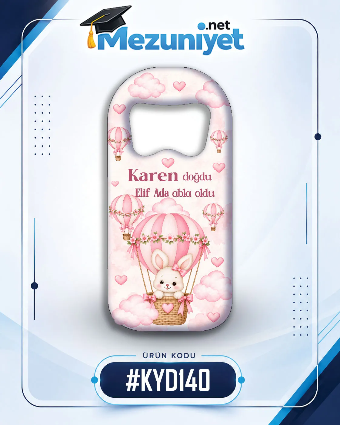 Kız Yeni Doğan Magnetleri - KYD140 - Görsel 1
