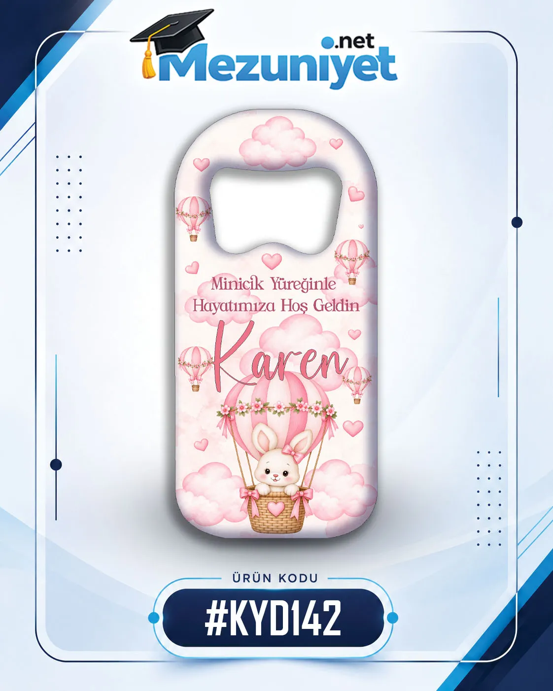 Kız Yeni Doğan Magnetleri - KYD142 - Görsel 1