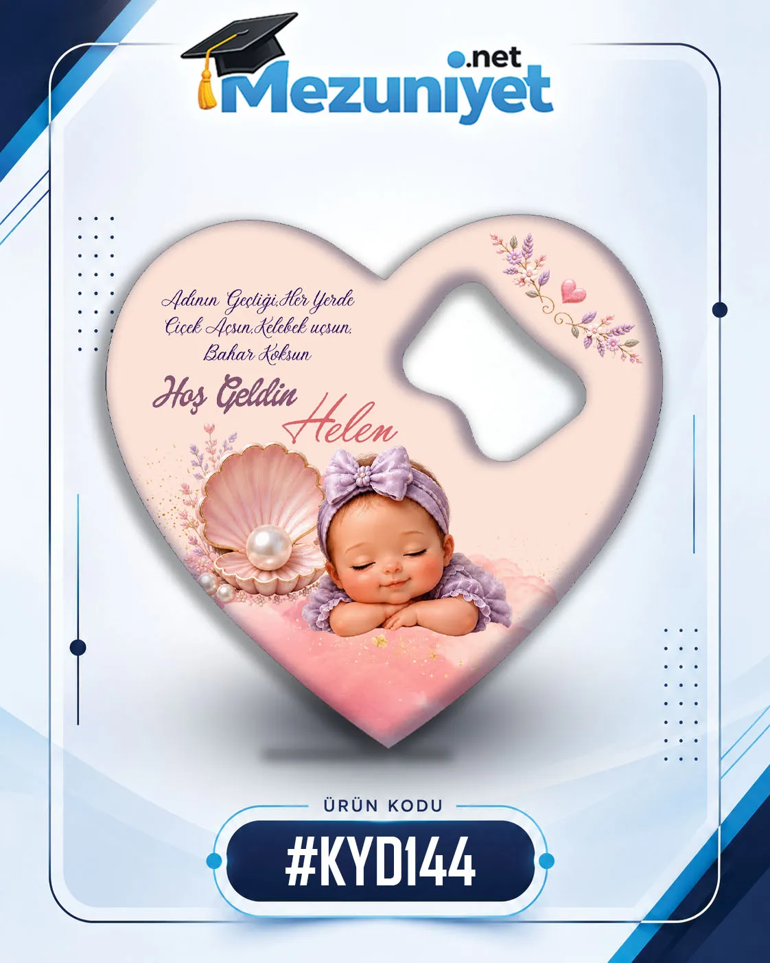 Kız Yeni Doğan Magnetleri - KYD144 - Görsel 1