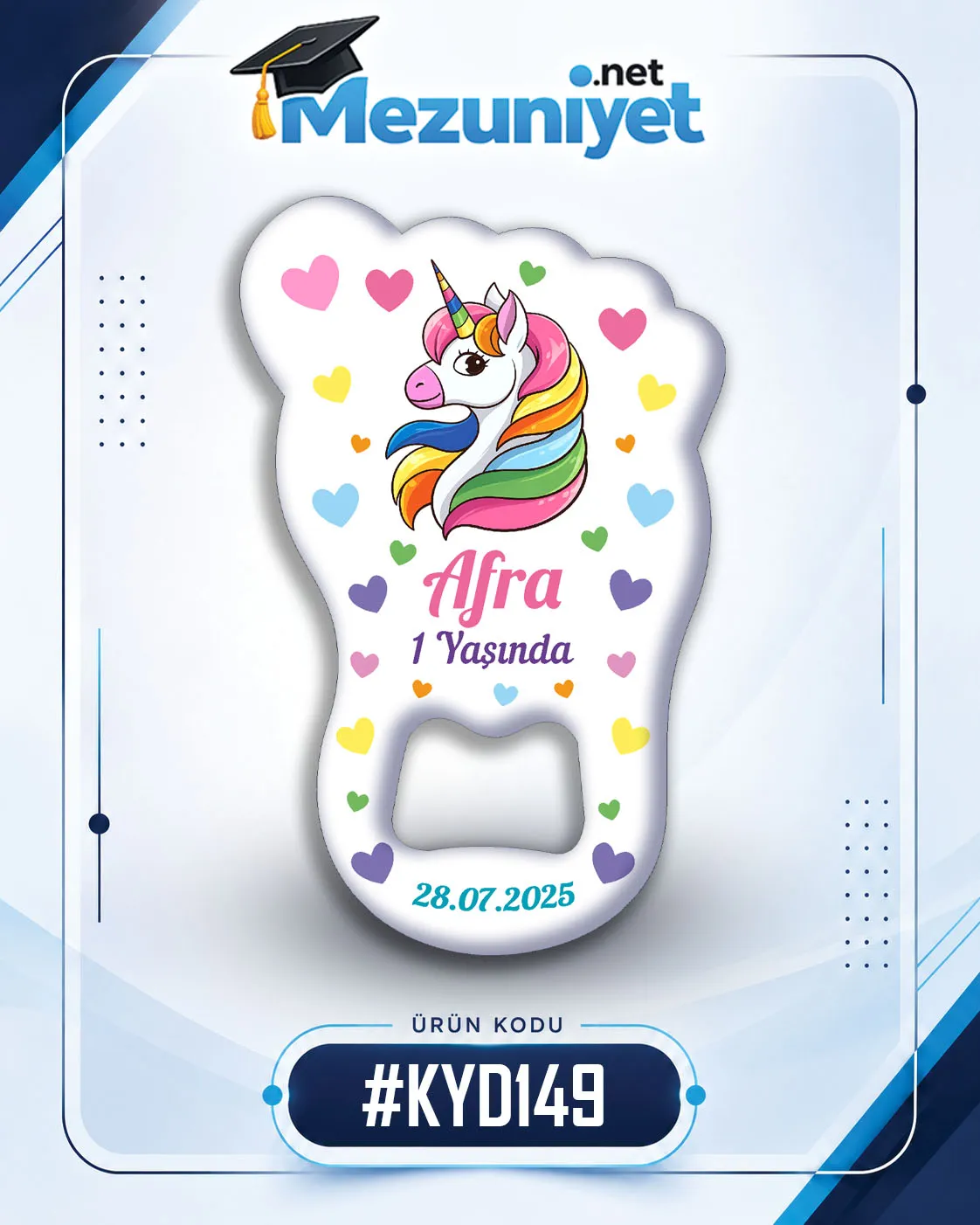 Kız Yeni Doğan Magnetleri - KYD149 - Görsel 1