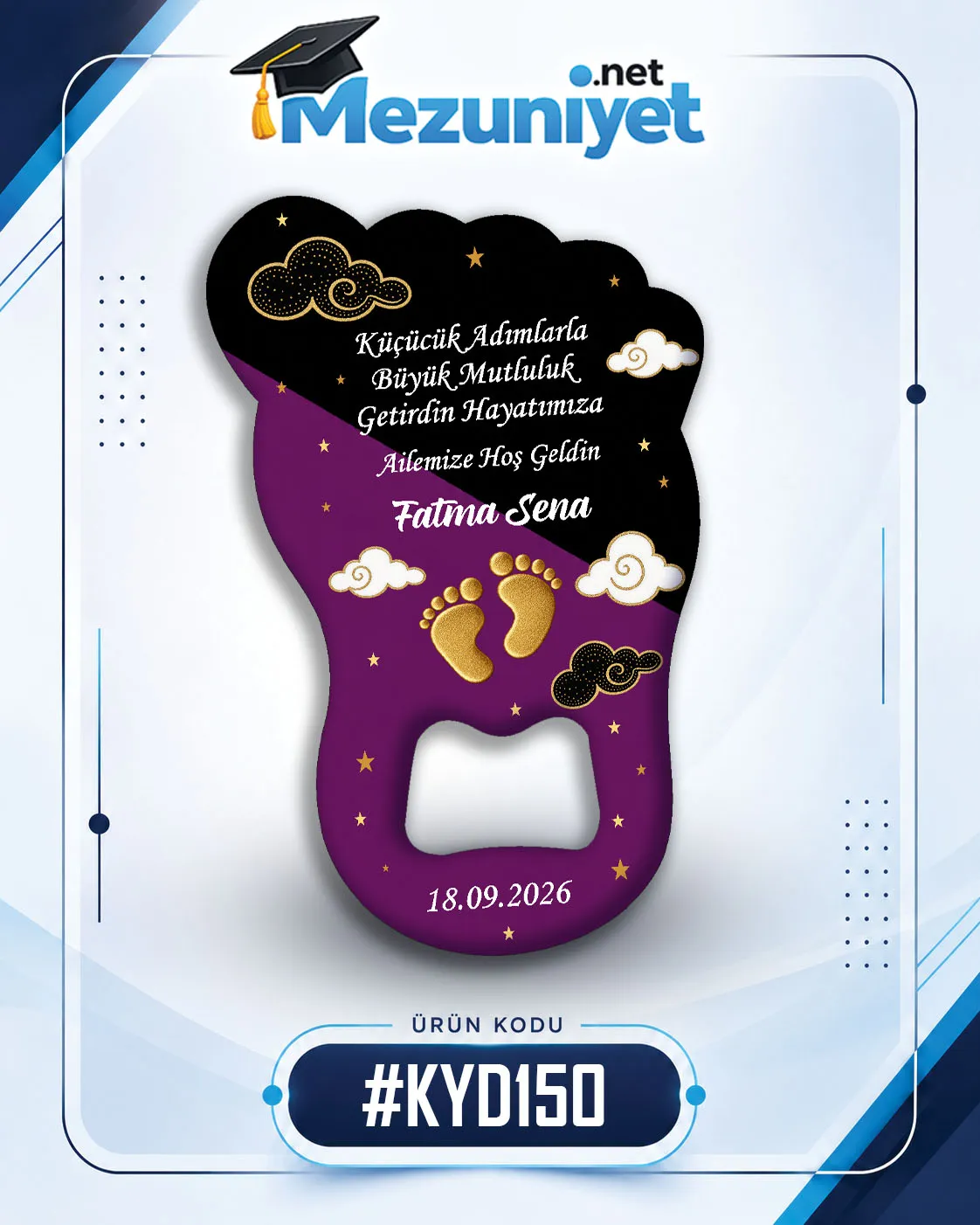 Kız Yeni Doğan Magnetleri - KYD150 - Görsel 1