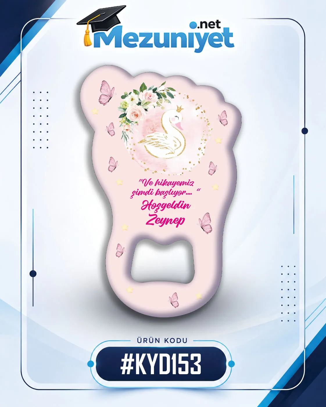 Kız Yeni Doğan Magnetleri - KYD153 - Görsel 1