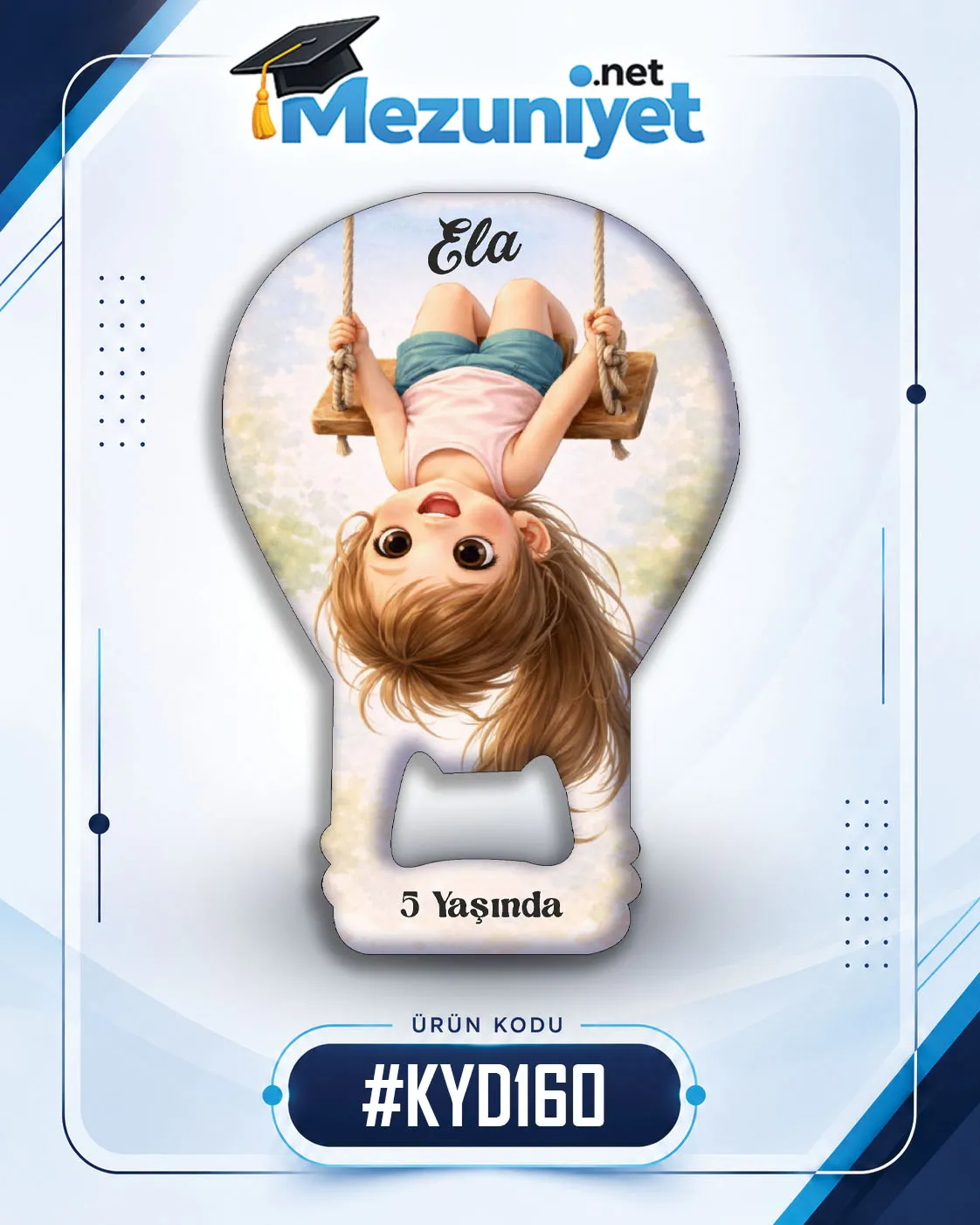 Kız Yeni Doğan Magnetleri - KYD160 - Görsel 1