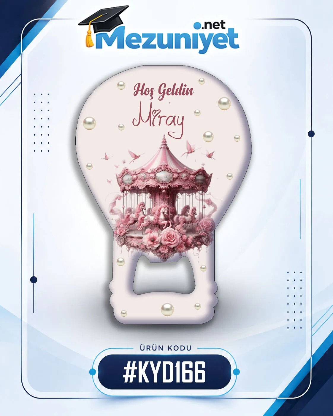 Kız Yeni Doğan Magnetleri - KYD166 - Görsel 1
