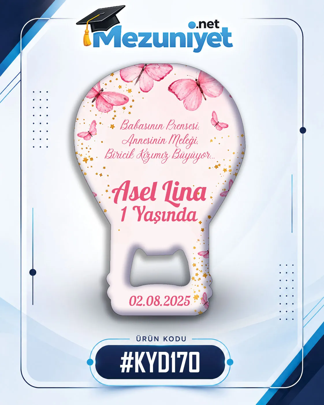 Kız Yeni Doğan Magnetleri - KYD170 - Görsel 1