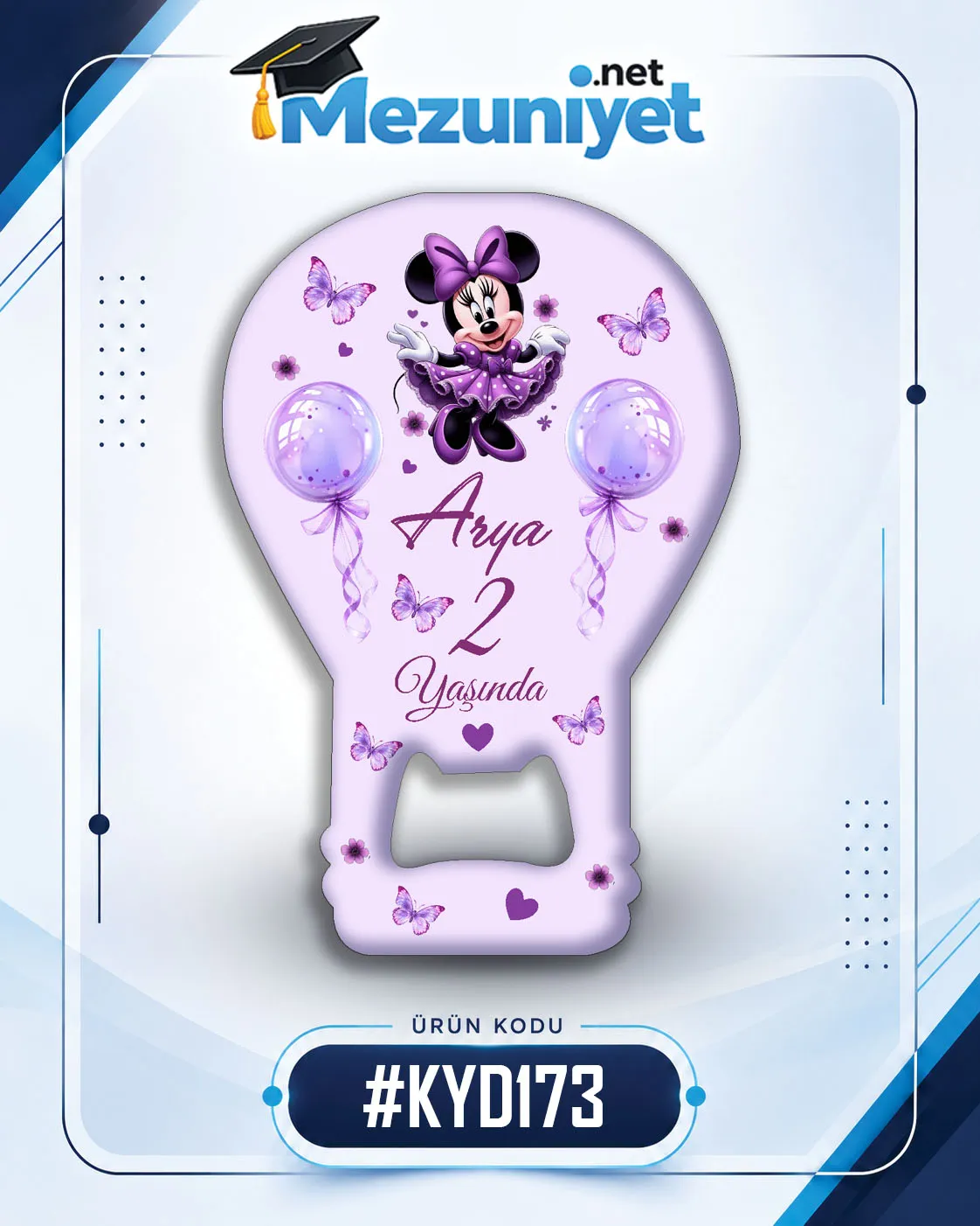Kız Yeni Doğan Magnetleri - KYD173 - Görsel 1