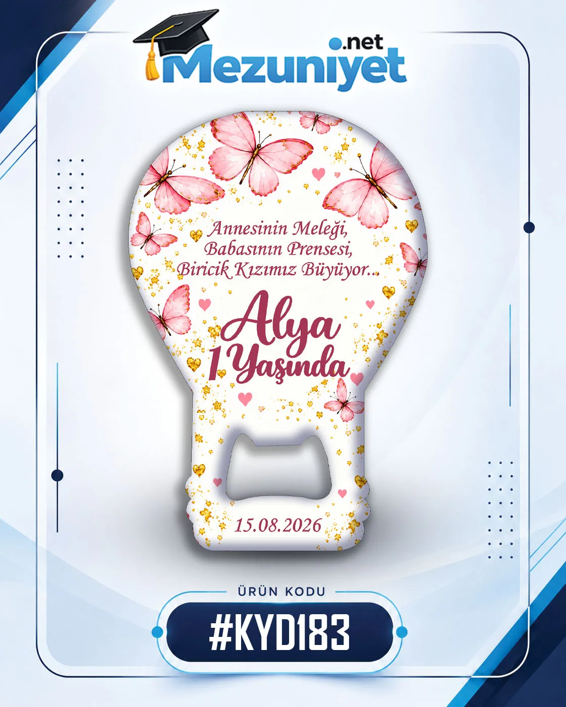 Kız Yeni Doğan Magnetleri - KYD183 - Görsel 1