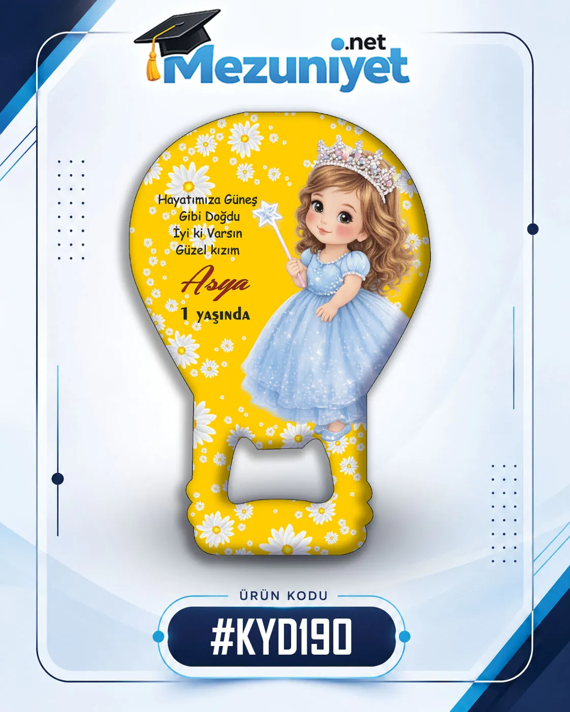 Kız Yeni Doğan Magnetleri - KYD190 - Görsel 1