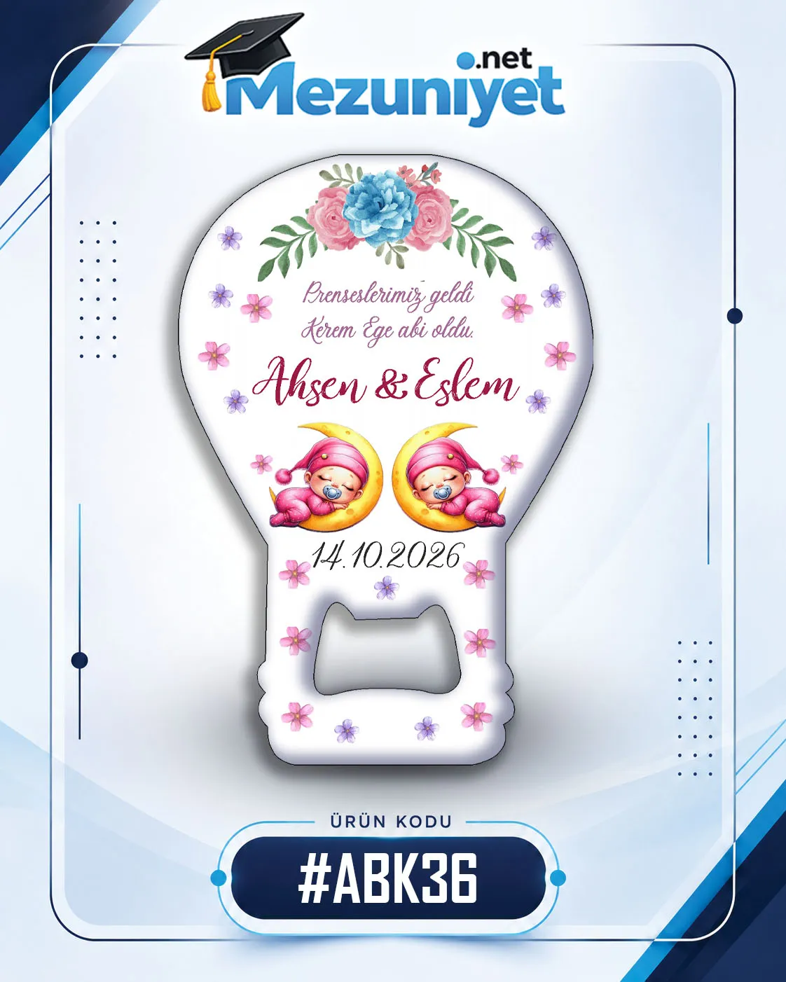 2 - 3 Kardeş Magnetleri - ABK36 - Görsel 1