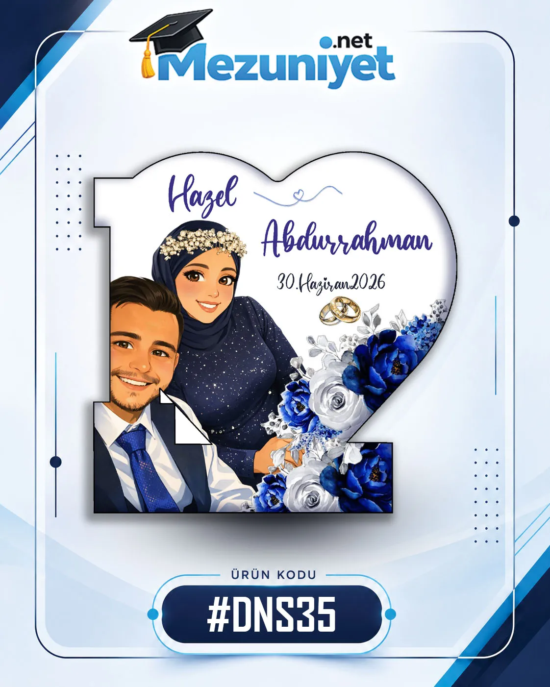 Düğün - Söz - Nikah Magnetleri - DNS35 - Görsel 1