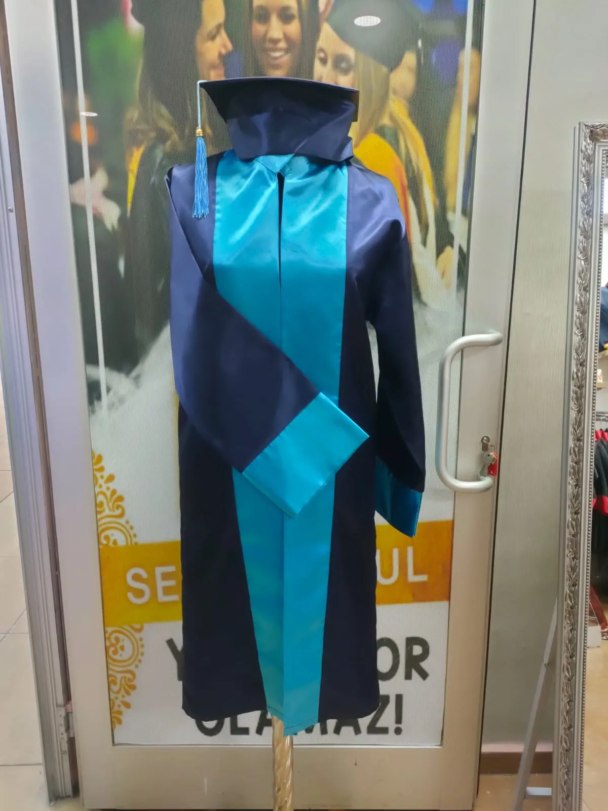 Lacivert Turkuaz - Lise Cübbesi