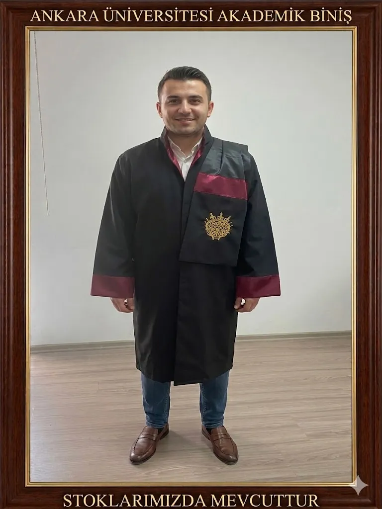 Ankara Üniversitesi Akademik Cübbe - Mezuniyet.Net