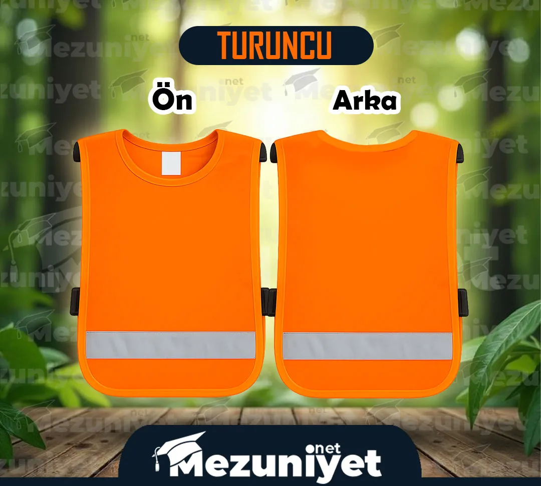 Turuncu Gezi Önlüğü - Mezuniyet.Net