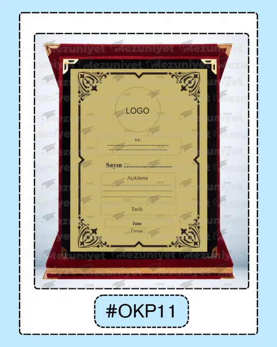 Albüm Plaket - OKP11 - Mezuniyet.Net