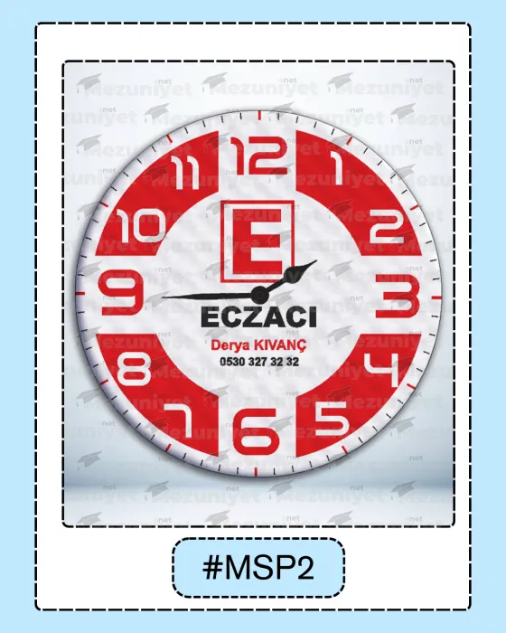 Promosyon Duvar Saatleri MDF - MSP02