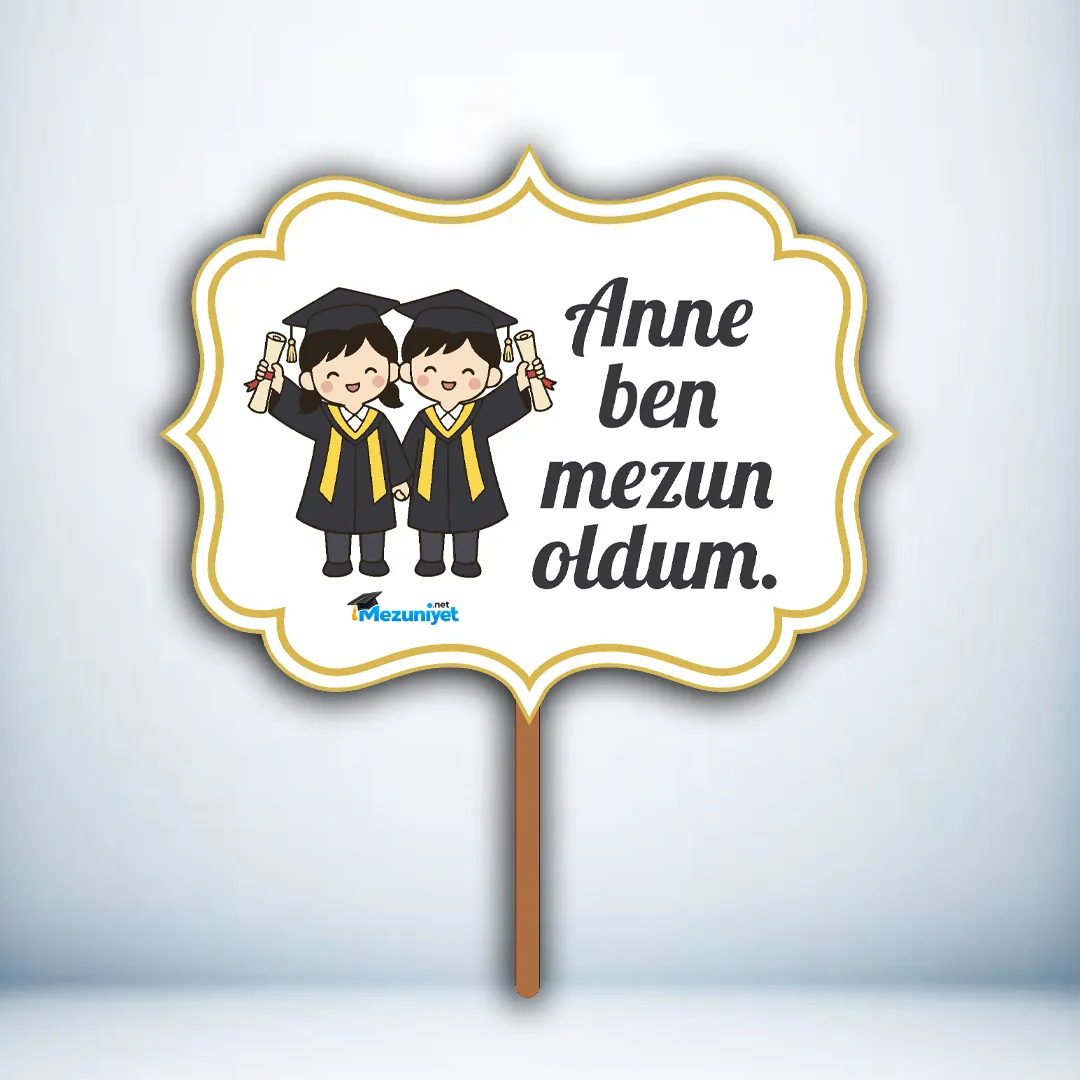 Anne Ben Mezun Oldum - Konuşma Balonu - Mezuniyet.Net
