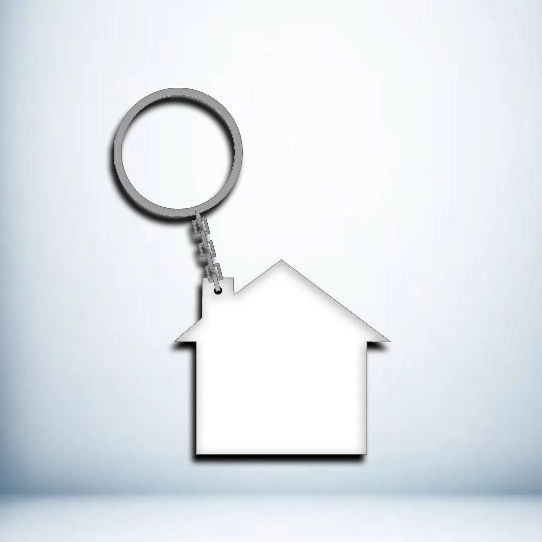 Ev Model Anahtarlık  - MDF