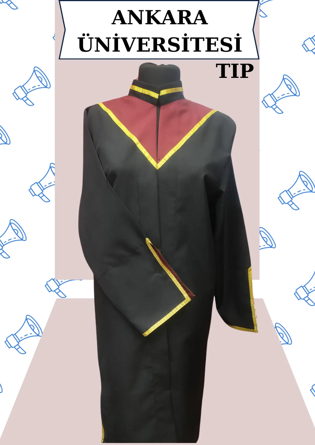 Ankara Üniversitesi Tıp Fakültesi Cübbesi