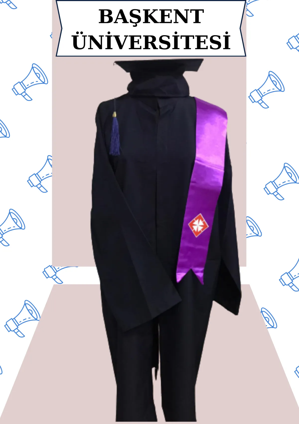 Başkent Üniversitesi Mezuniyet Cübbesi