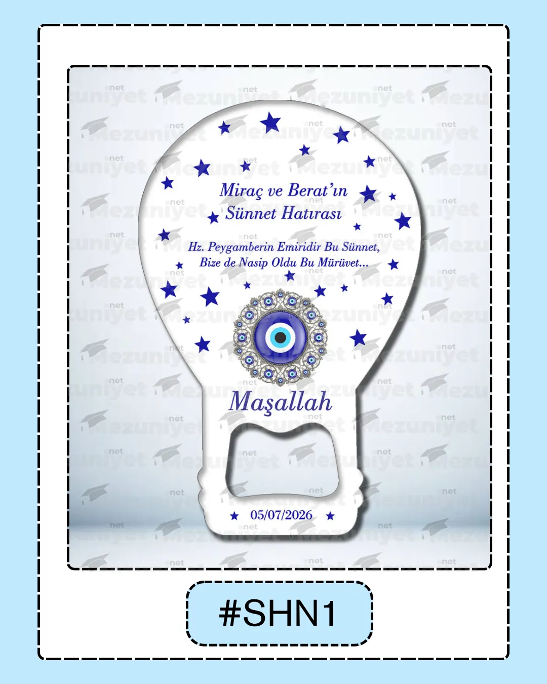 Balon Açacak Magnet - Sünnet Tasarımı - SHM1