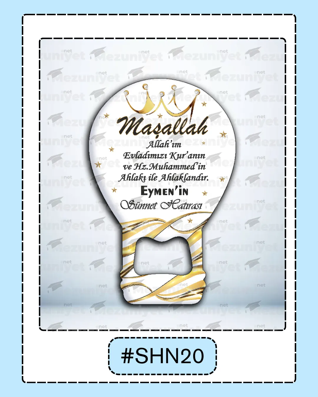 Balon Açacak Magnet - Sünnet Tasarımı - SHM20