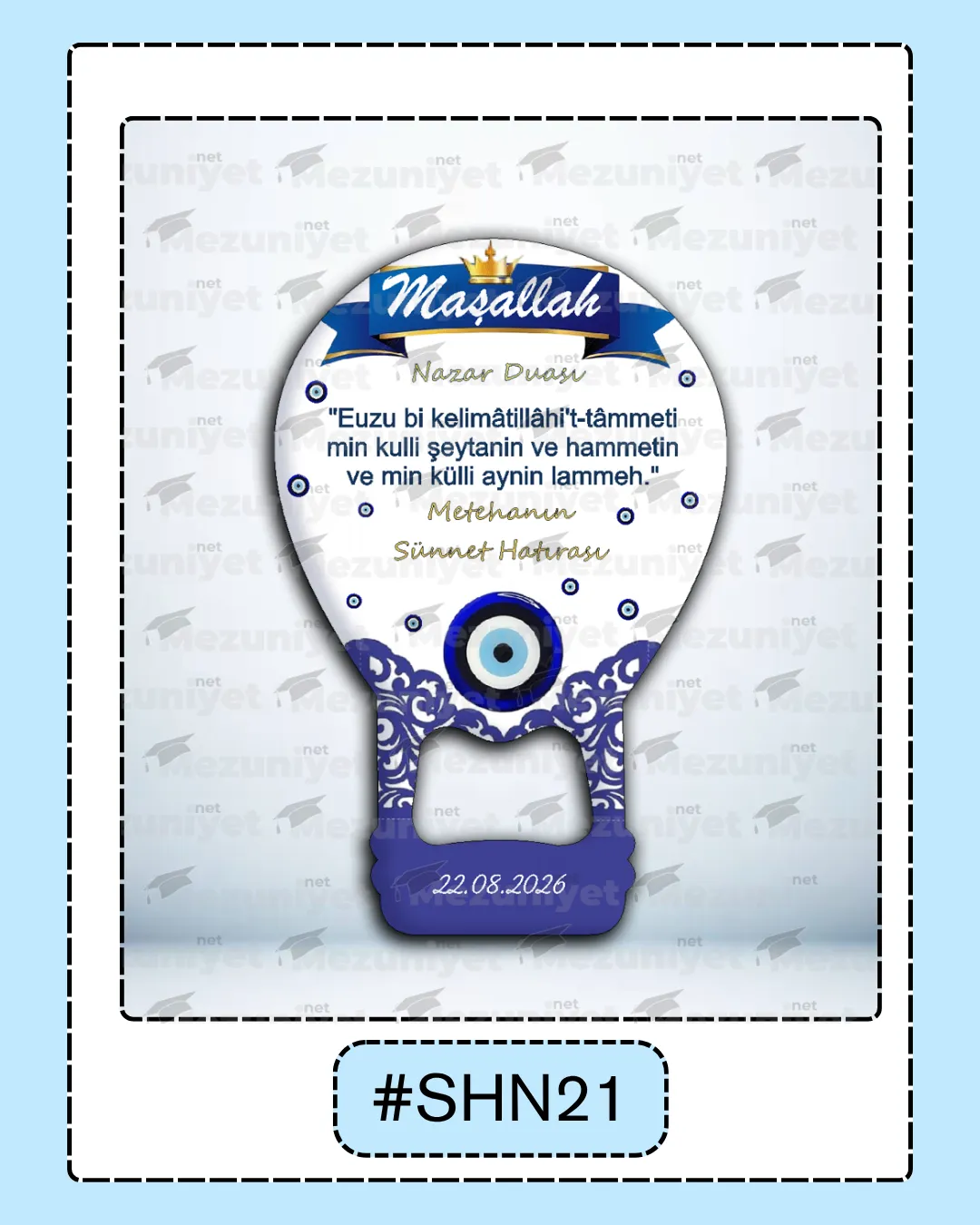Balon Açacak Magnet - Sünnet Tasarımı - SHM21