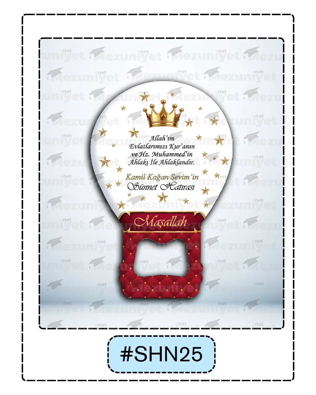 Balon Açacak Magnet - Sünnet Tasarımı - SHM25