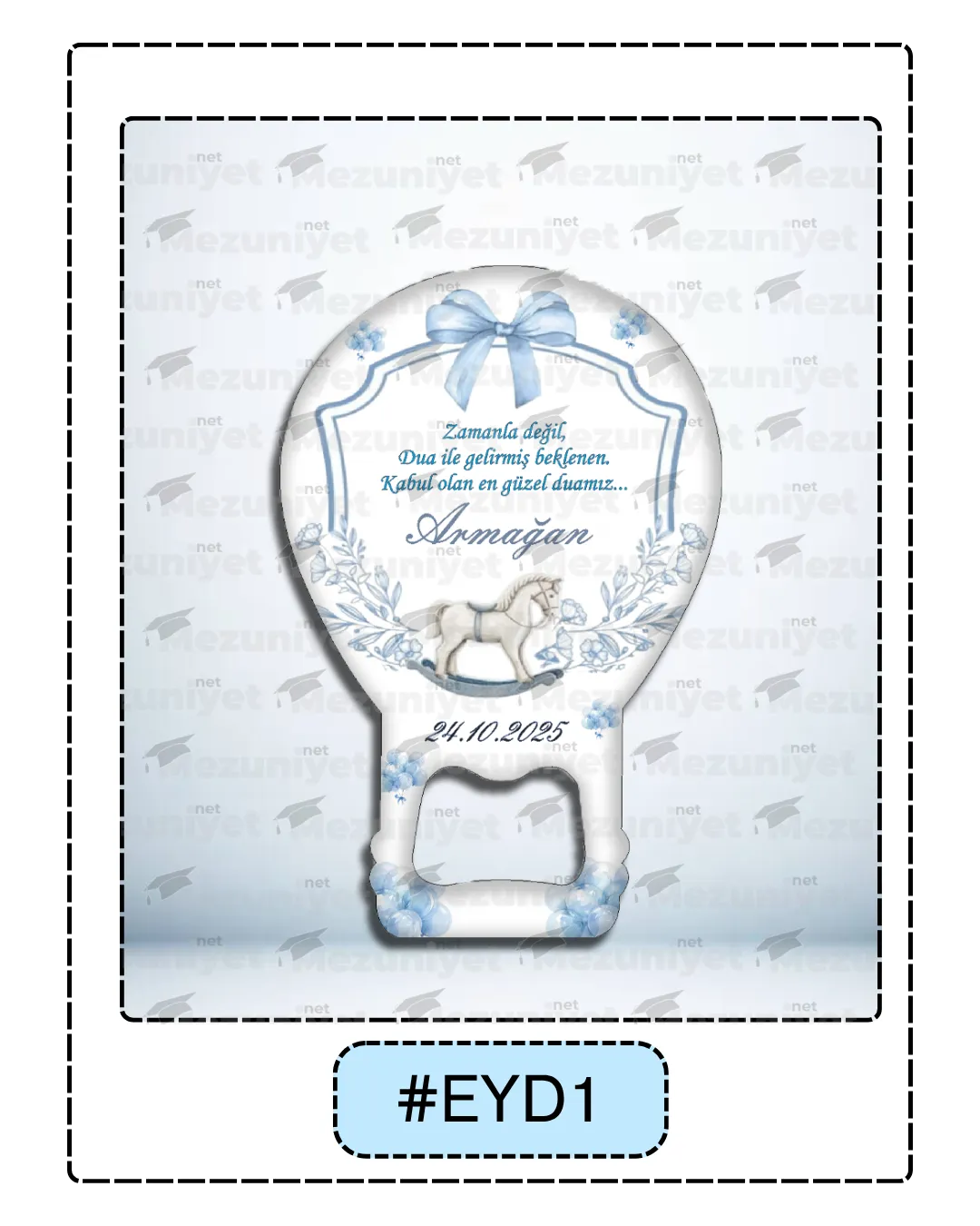 Erkek Yeni Doğan Magnetleri - EYD1