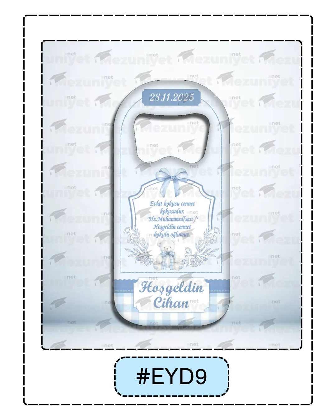 Erkek Yeni Doğan Magnetleri - EYD9