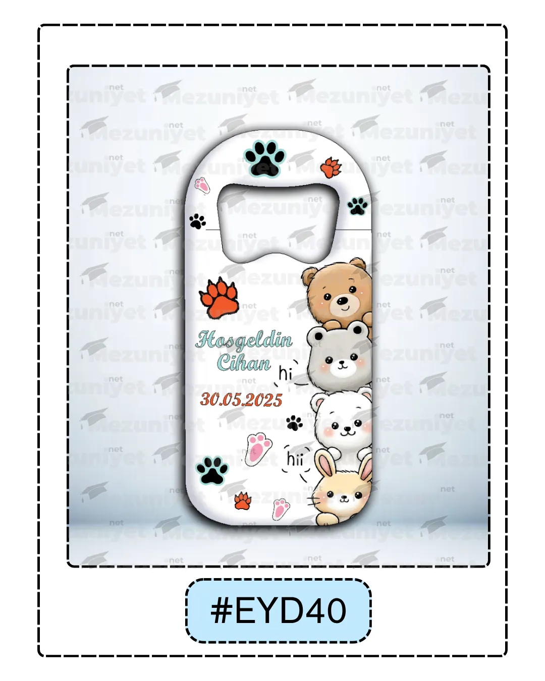 Erkek Yeni Doğan Magnetleri - EYD40