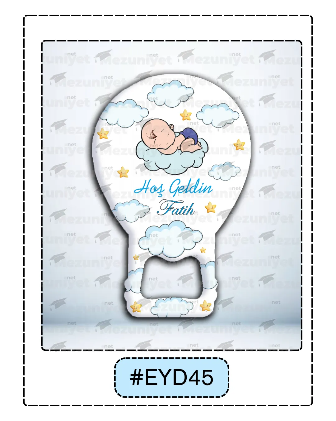 Erkek Yeni Doğan Magnetleri - EYD45