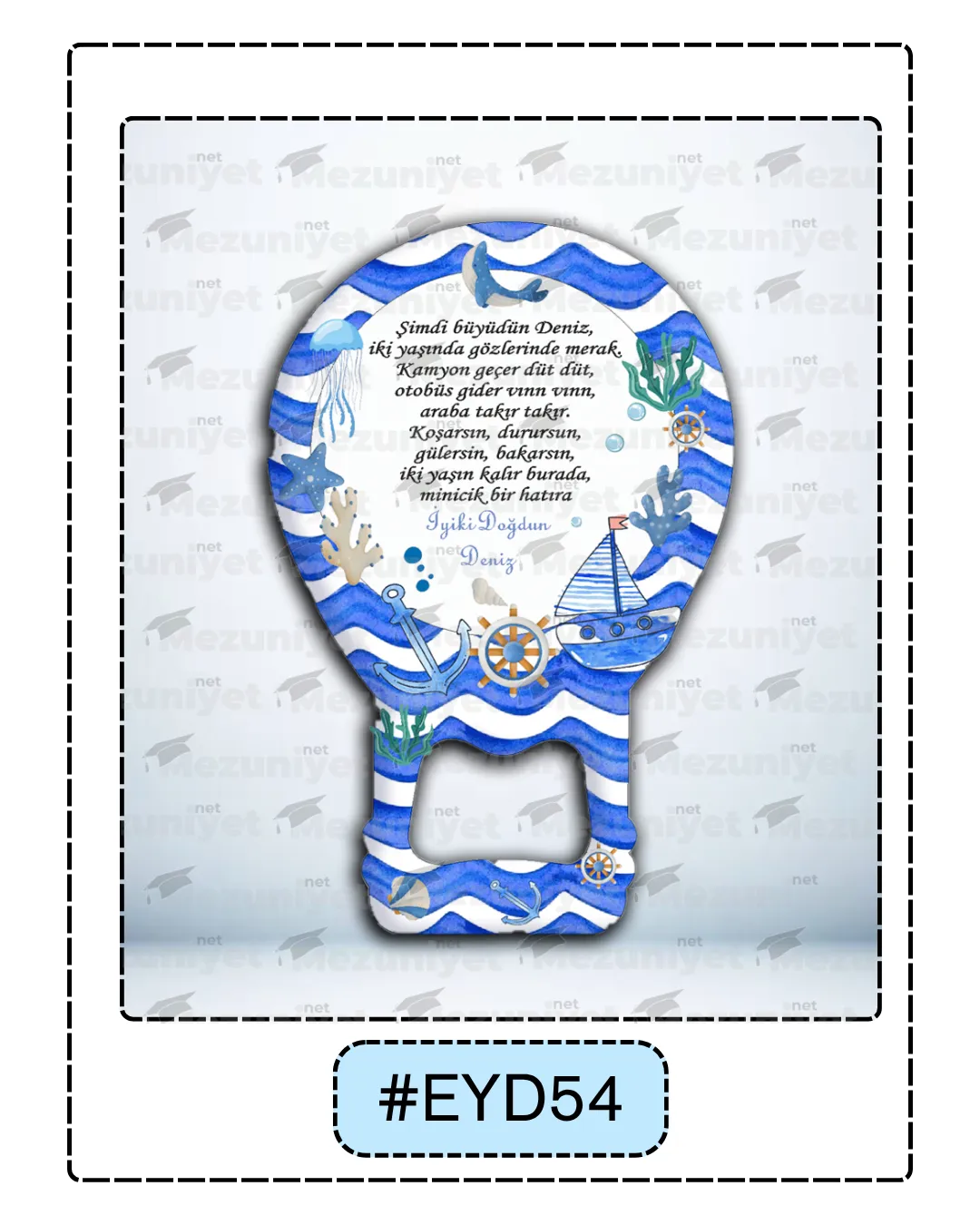 Erkek Yeni Doğan Magnetleri - EYD54