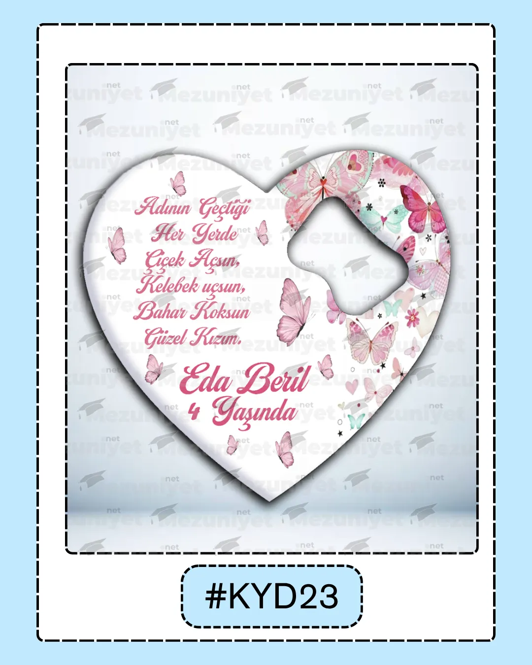 Kız Yeni Doğan Magnet Modeli - KYD23