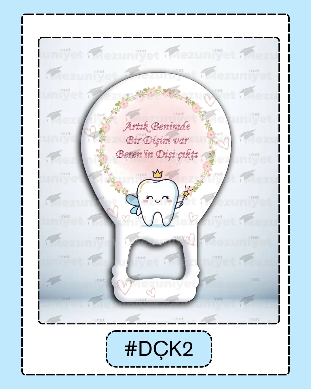 Diş Çıktı Magnetleri Kız Model - DÇK2