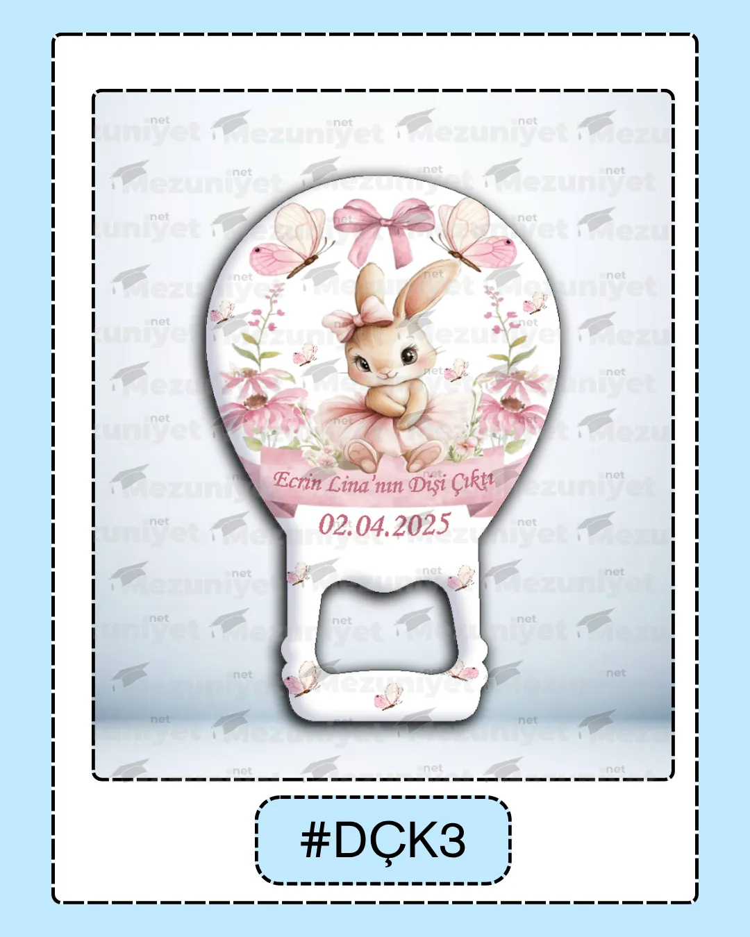 Diş Çıktı Magnetleri Kız Model - DÇK3