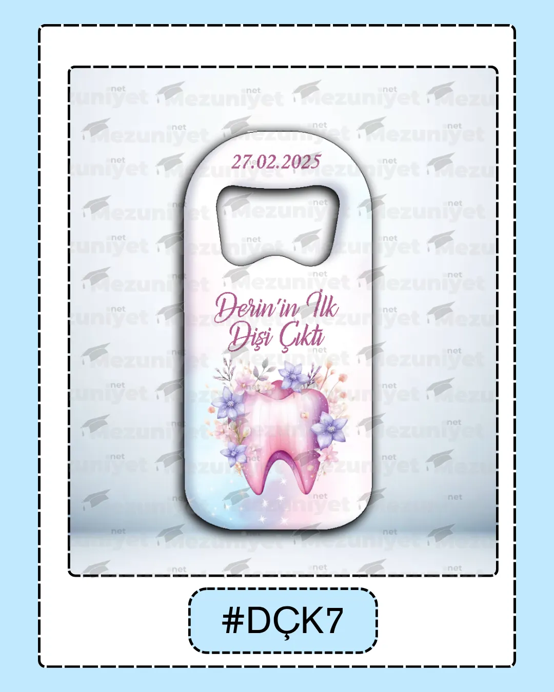 Diş Çıktı Magnetleri Kız Model - DÇK7