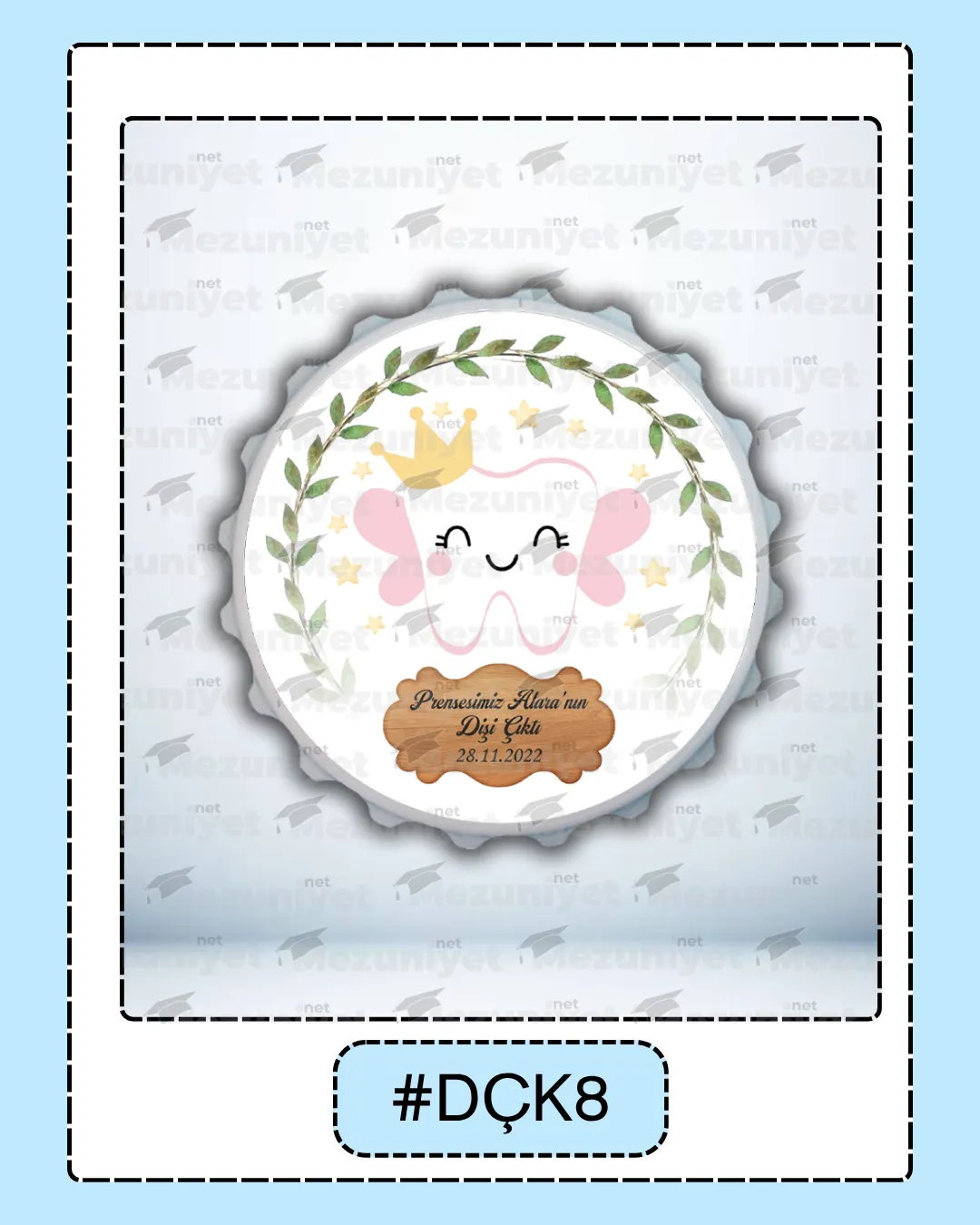 Diş Çıktı Magnetleri Kız Model - DÇK8