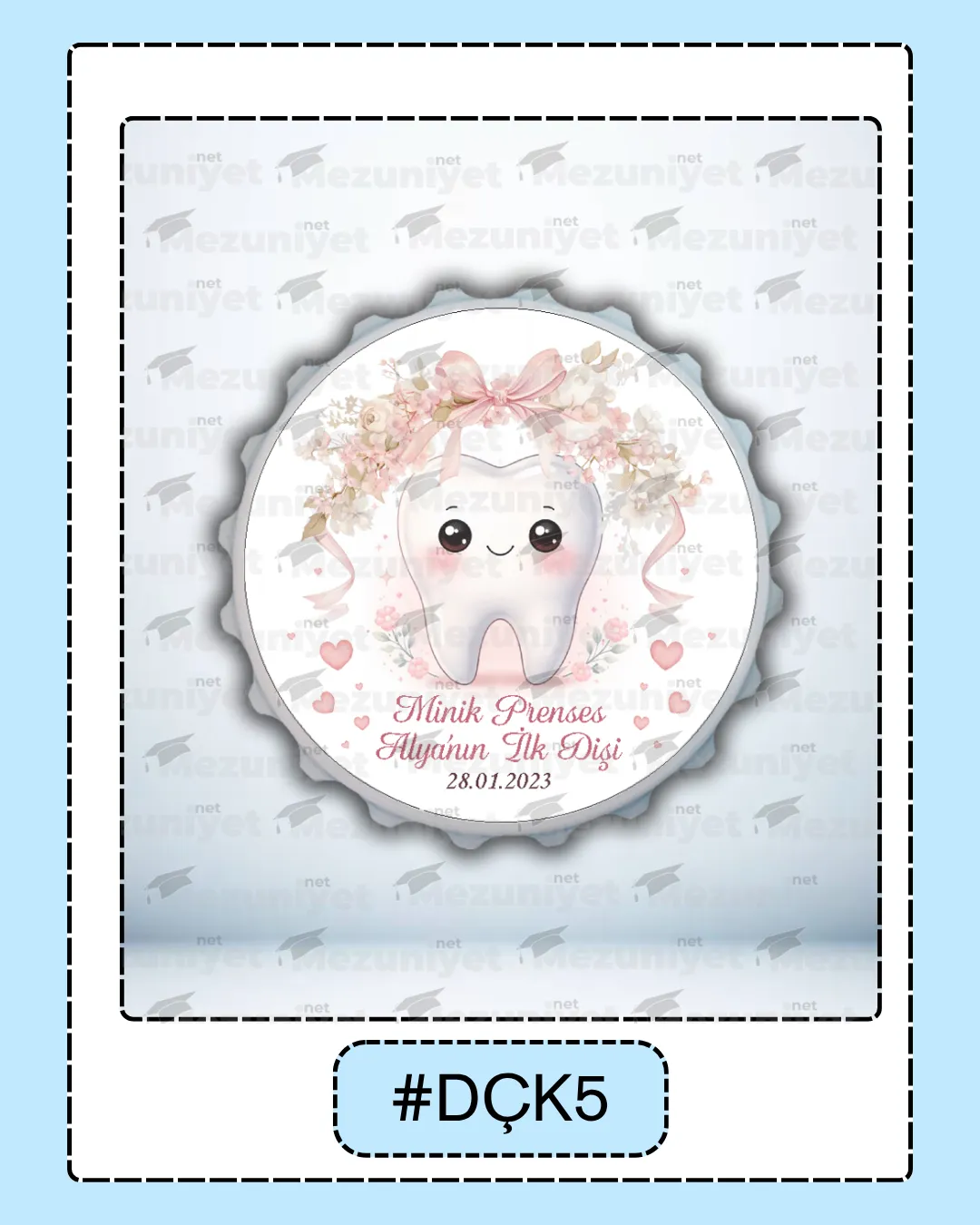 Diş Çıktı Magnetleri Kız Model - DÇK5