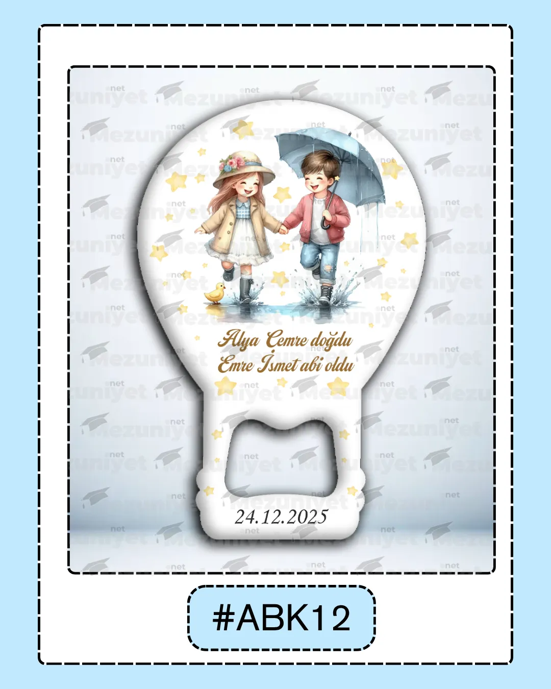 2 - 3 Kardeş Magnetleri - ABK12 - Mezuniyet.Net