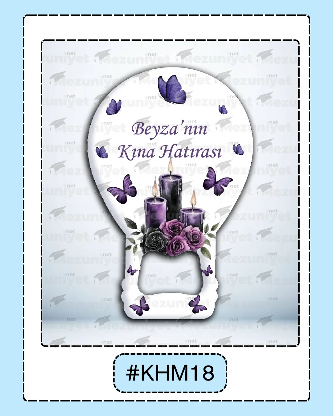 Kına Hatırası Magnetleri - KHM18 - Mezuniyet.Net